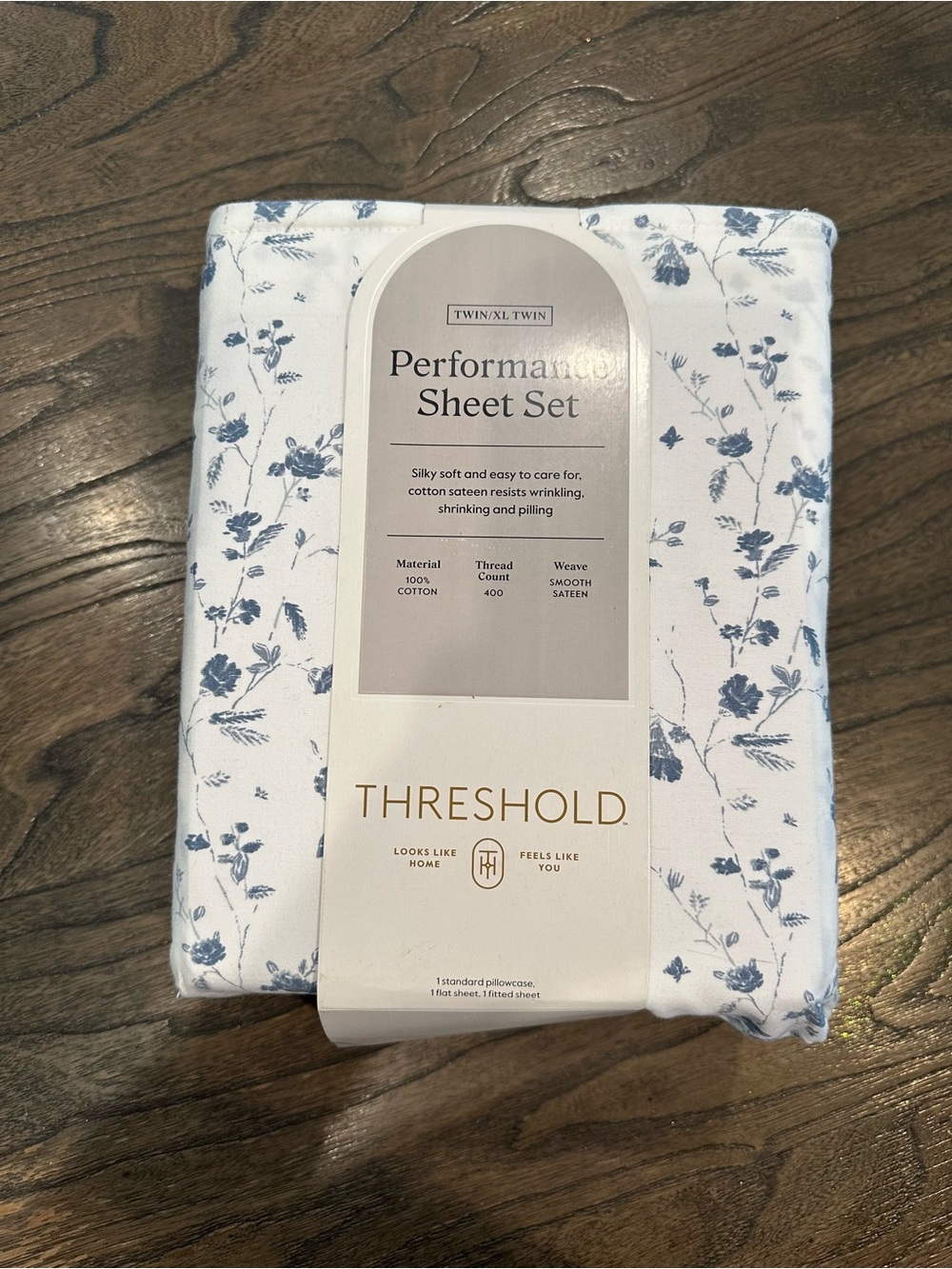 Threshold twin/twin xl 100% cotton sheets